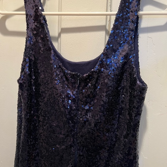Rue 21 Sequin Blue Mini Dress size small - Picture 3 of 7